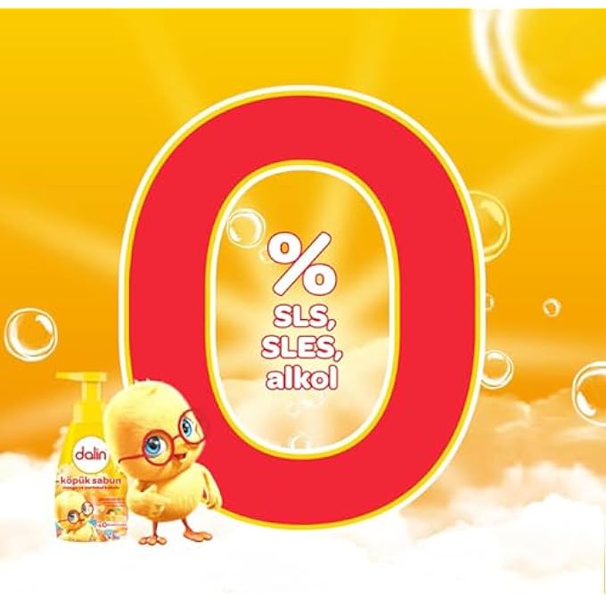 DALIN صابون فوم مانجو 1 عبوة (1 × 200 مل) | غسول يدين للأطفال مع الجلسرين | خالي من مسببات الحساسية ومرطب | 0% بارابين كحول صبغة - Image 2